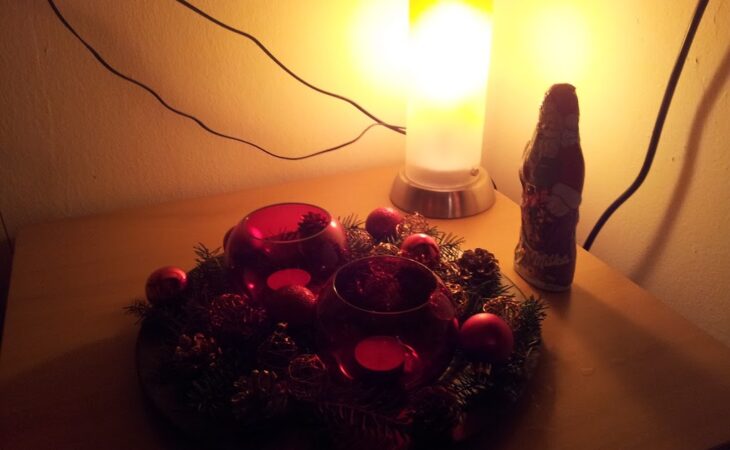 Brownies und Weihnachtsdeko Image