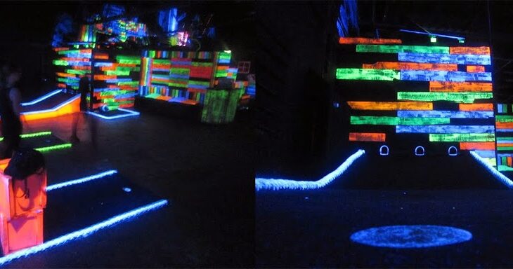 Schwarzlicht-Minigolf in Bremen Image