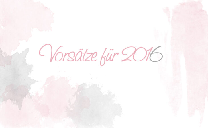 Vorsätze für 2016 Image